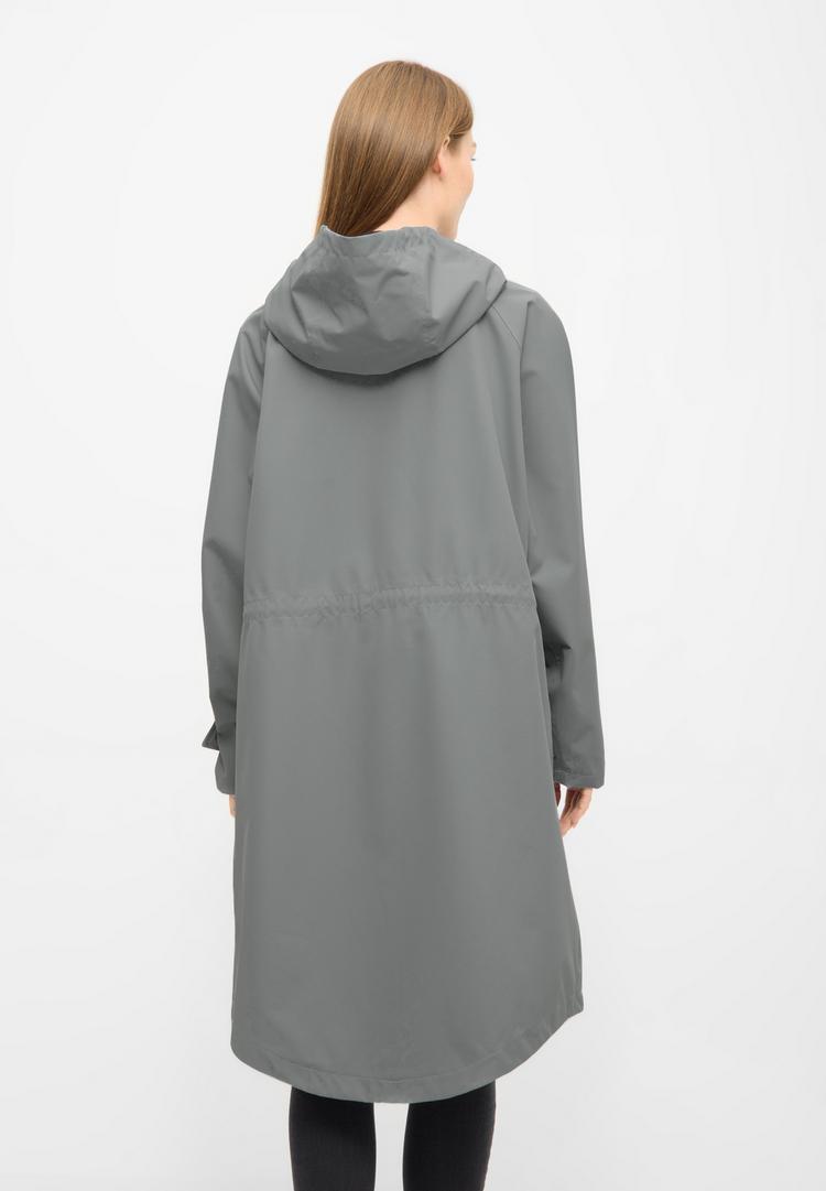 Derbe Derbe Deutby Regenmantel Damen - neutral gray_jet black - 2 | SportScheck