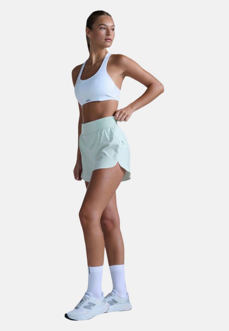 2XU 2XU Aero Hi-Rise 4 Inch Shorts Tights Damen - mint dust-mint reflective - 1 | SportScheck