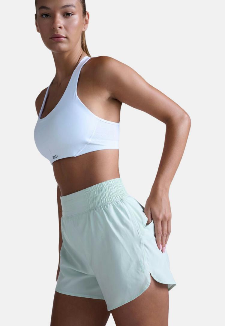 2XU 2XU Aero Hi-Rise 4 Inch Shorts Tights Damen - mint dust-mint reflective - 4 | SportScheck