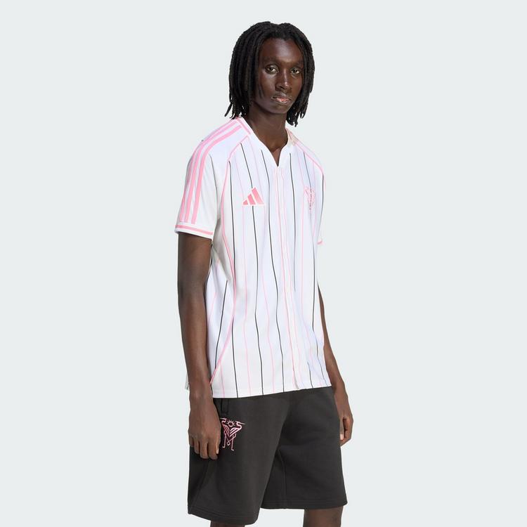 adidas adidas Inter Miami CF Baseballtrikot Funktionsshirt Herren - White / Bliss Pink - 0 | SportScheck