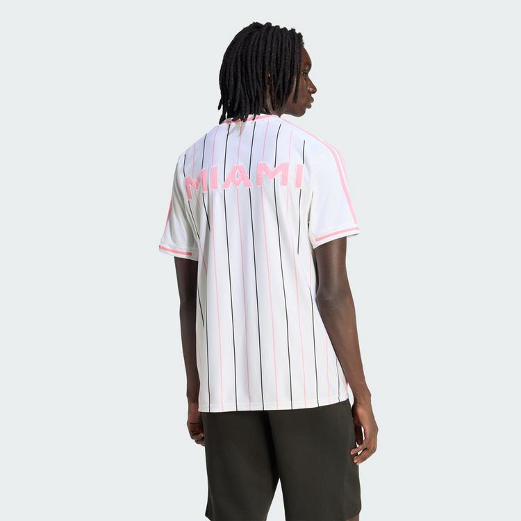 adidas adidas Inter Miami CF Baseballtrikot Funktionsshirt Herren - White / Bliss Pink - 1 | SportScheck