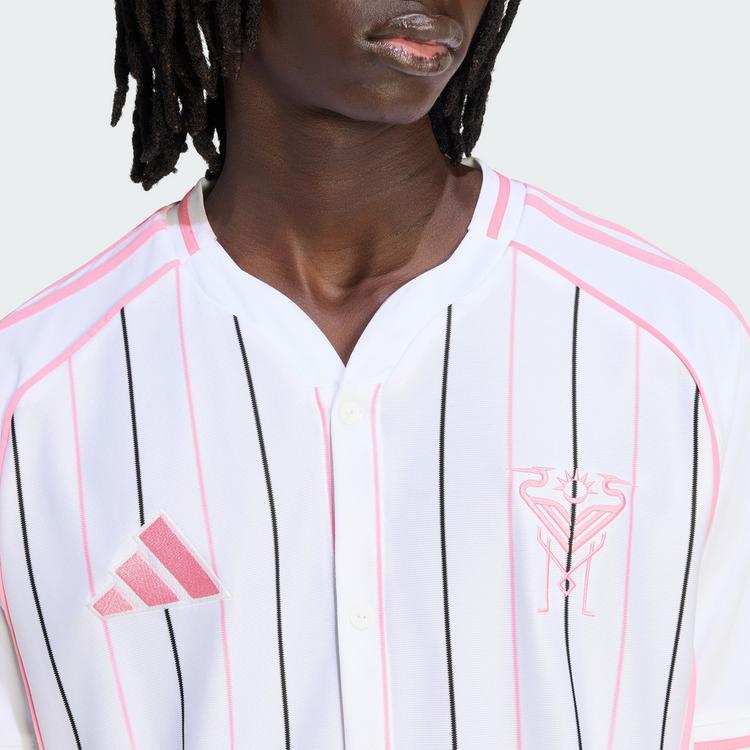 adidas adidas Inter Miami CF Baseballtrikot Funktionsshirt Herren - White / Bliss Pink - 0 | SportScheck