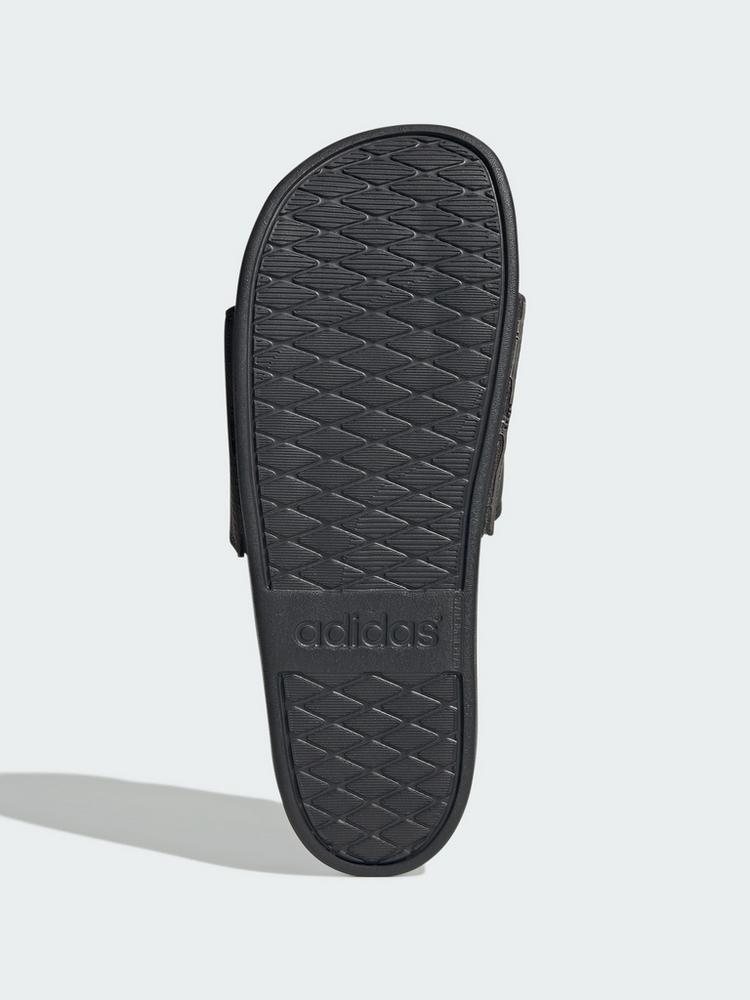 adidas adidas ADILETTE COMFORT AUDI REVOLUT F1 TEAM Slipper - Utility Black / Utility Black / Chalk Pearl - 2 | SportScheck