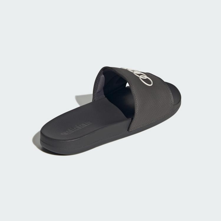 adidas adidas ADILETTE COMFORT AUDI REVOLUT F1 TEAM Slipper - Utility Black / Utility Black / Chalk Pearl - 4 | SportScheck