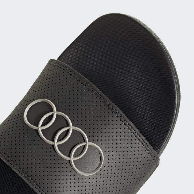 adidas adidas ADILETTE COMFORT AUDI REVOLUT F1 TEAM Slipper - Utility Black / Utility Black / Chalk Pearl - 6 | SportScheck