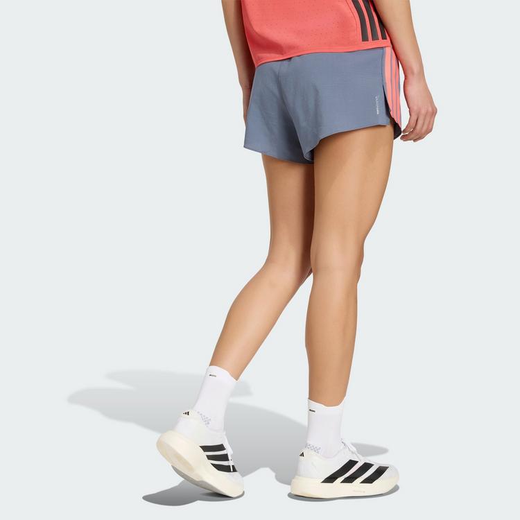 adidas adidas Adizero Running Gel Pocket Shorts Funktionsshorts Damen - Onix / Solar Turbo - 1 | SportScheck