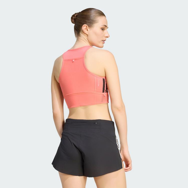 adidas adidas Adizero Running Crop-Top, Geltasche Croptop Damen - Semi Turbo - 1 | SportScheck