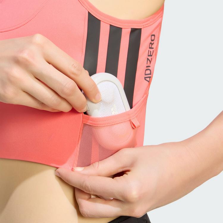 adidas adidas Adizero Running Crop-Top, Geltasche Croptop Damen - Semi Turbo - 0 | SportScheck