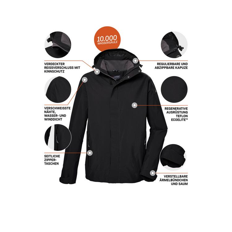 KILLTEC KILLTEC KOS 87 Funktionsjacke Herren - Schwarz01110 - 3 | SportScheck