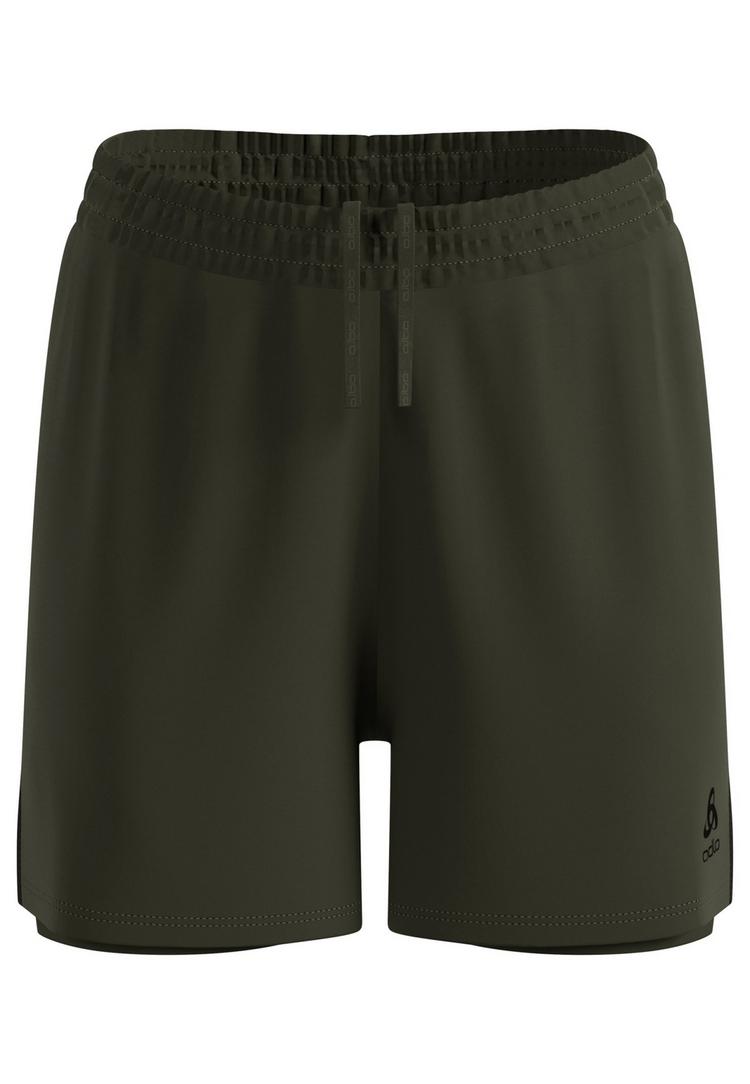 Odlo Odlo Essentials 4 Inch 2-in-1-Laufshorts 2.0 Laufshorts Damen - deep depths - black(10820) - 0 | SportScheck