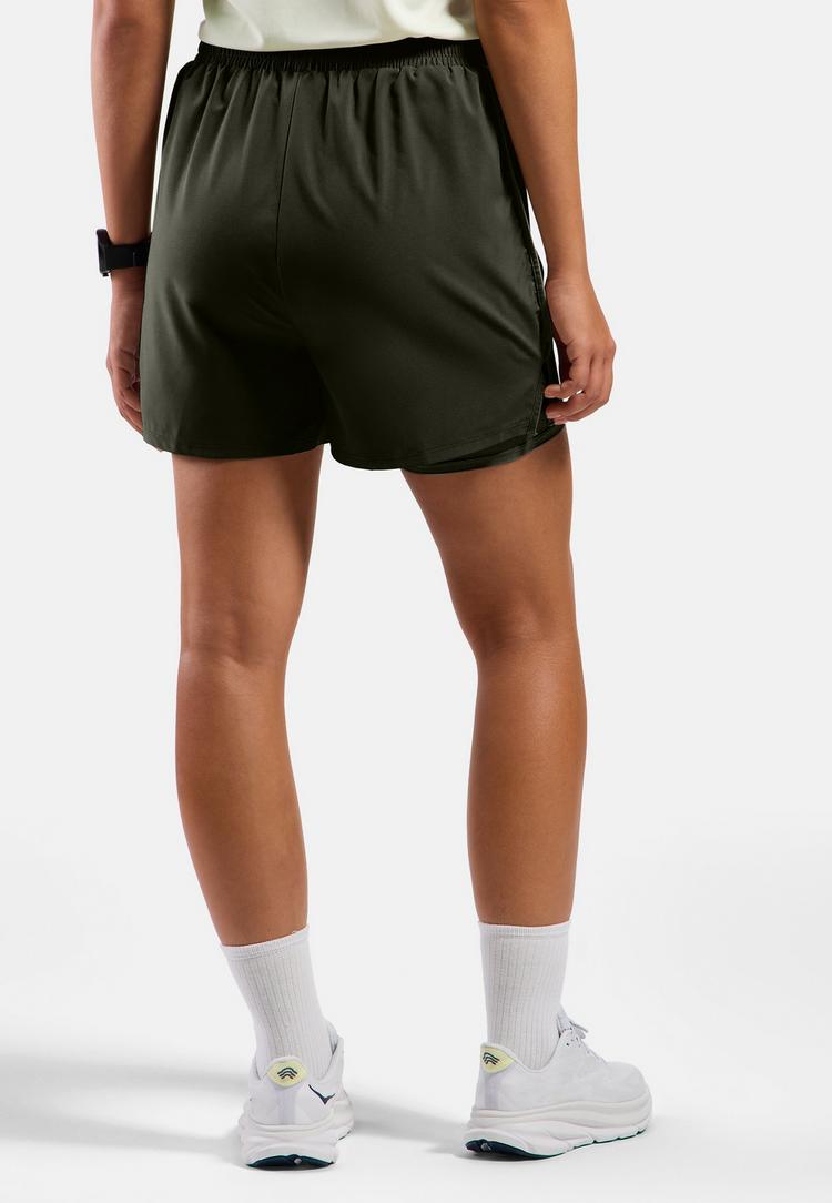 Odlo Odlo Essentials 4 Inch 2-in-1-Laufshorts 2.0 Laufshorts Damen - deep depths - black(10820) - 1 | SportScheck