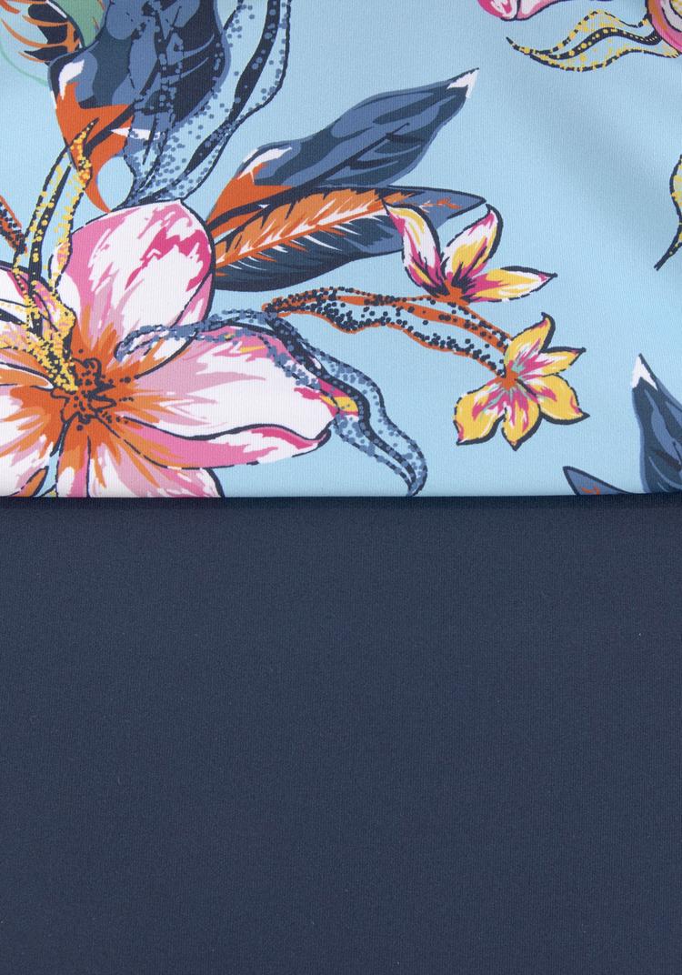 Lascana Lascana Badeanzug Badeanzug Damen - hellblau-bedruckt - 1 | SportScheck