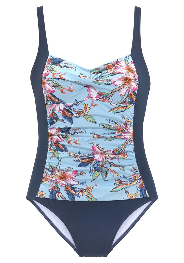 Lascana Lascana Badeanzug Badeanzug Damen - hellblau-bedruckt - 3 | SportScheck