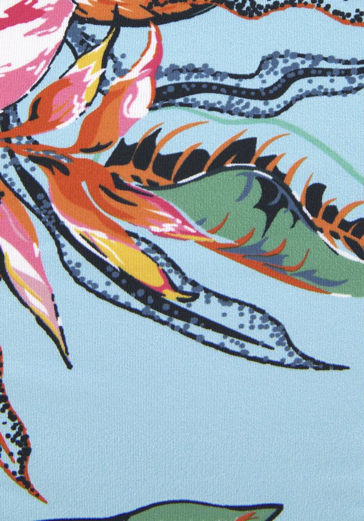 Lascana Lascana Bikini Hose Damen - blumendruck hellblau - 1 | SportScheck