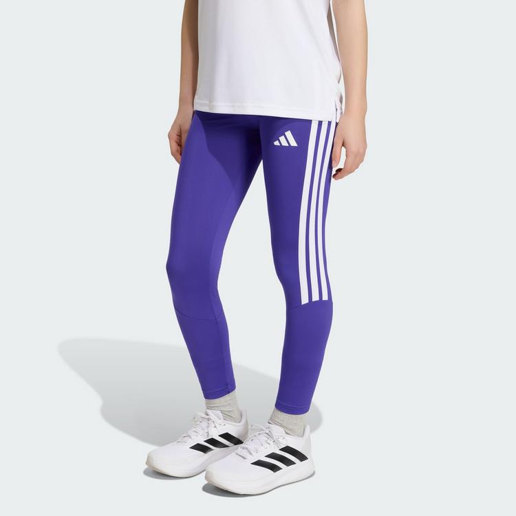 adidas adidas Train Essentials 3-Streifen Kids Tights Kinder - Pure Purple / White - 0 | SportScheck
