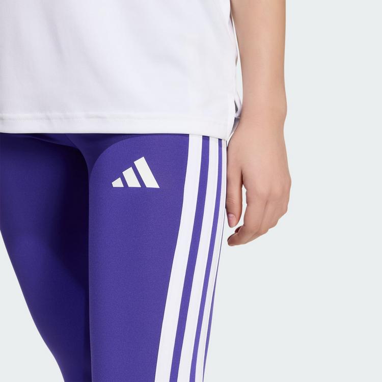 adidas adidas Train Essentials 3-Streifen Kids Tights Kinder - Pure Purple / White - 0 | SportScheck