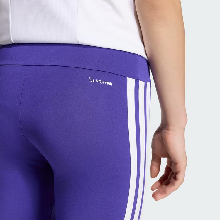 adidas adidas Train Essentials 3-Streifen Kids Tights Kinder - Pure Purple / White - 1 | SportScheck