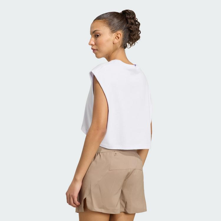 adidas adidas adi365 Running Essentials Crop T-Shirt T-Shirt Damen - Frozen Purple - 1 | SportScheck