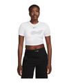 Nike Essential SLM Crop T-Shirt Damen T-Shirt Damen - weissschwarz