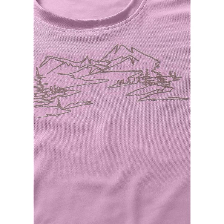 Maier Sports Maier Sports Wilma Print T-Shirt Damen - Lila4642 - 1 | SportScheck