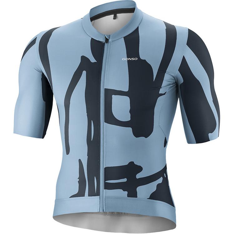 Gonso Gonso Road Jersey Print M Trikot Herren - Rauchblau3499 - 1 | SportScheck