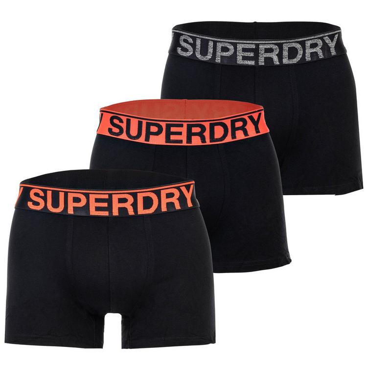 Superdry Superdry Boxershort Unterhose Herren - Schwarz/Orange - 0 | SportScheck