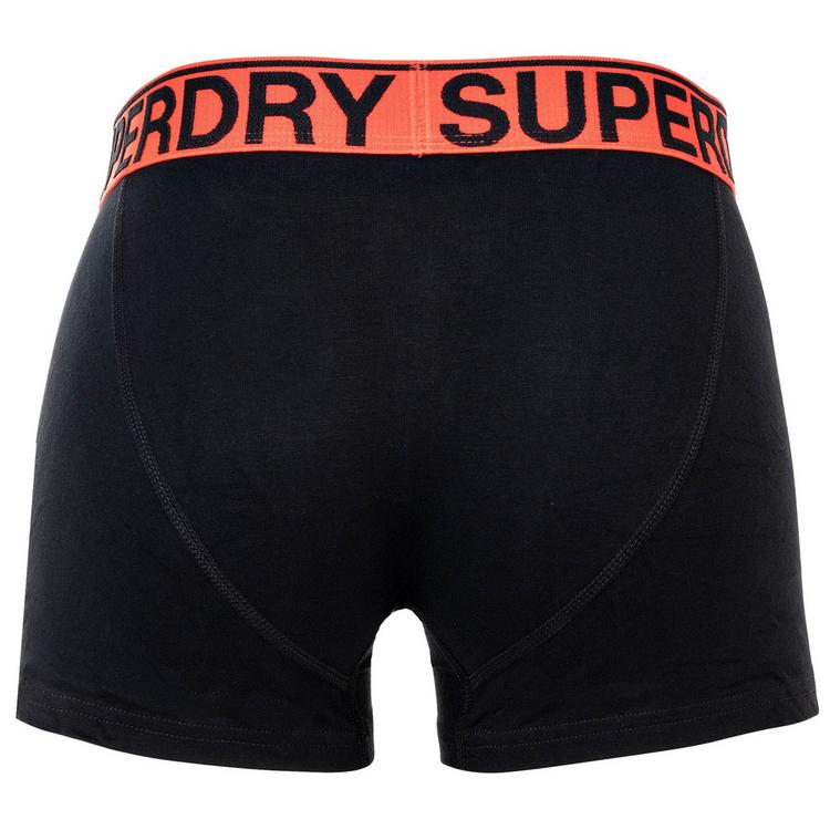 Superdry Superdry Boxershort Unterhose Herren - Schwarz/Orange - 1 | SportScheck