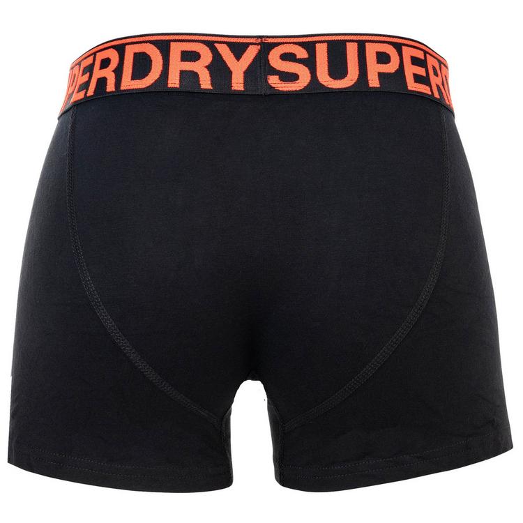 Superdry Superdry Boxershort Unterhose Herren - Schwarz/Orange - 5 | SportScheck