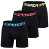 Superdry Boxershort Unterhose Herren - Schwarz/Blau/Gelb