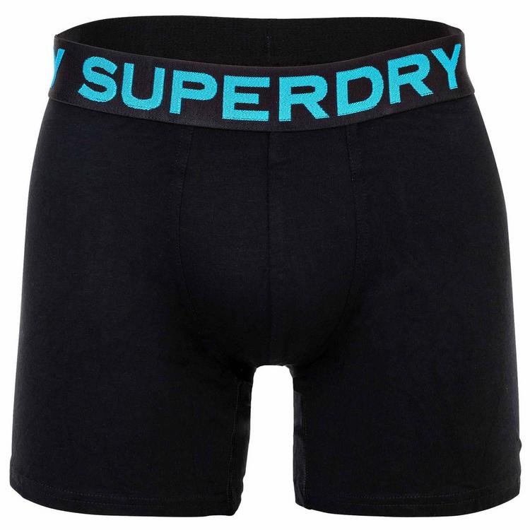 Superdry Superdry Boxershort Unterhose Herren - Schwarz/Blau/Gelb - 0 | SportScheck