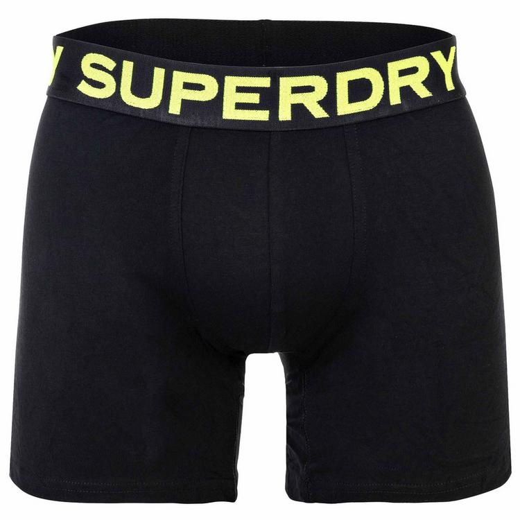 Superdry Superdry Boxershort Unterhose Herren - Schwarz/Blau/Gelb - 2 | SportScheck