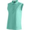 Maier Sports Ulrike Sleeveless Poloshirt Damen - Gr&uuml;n2042