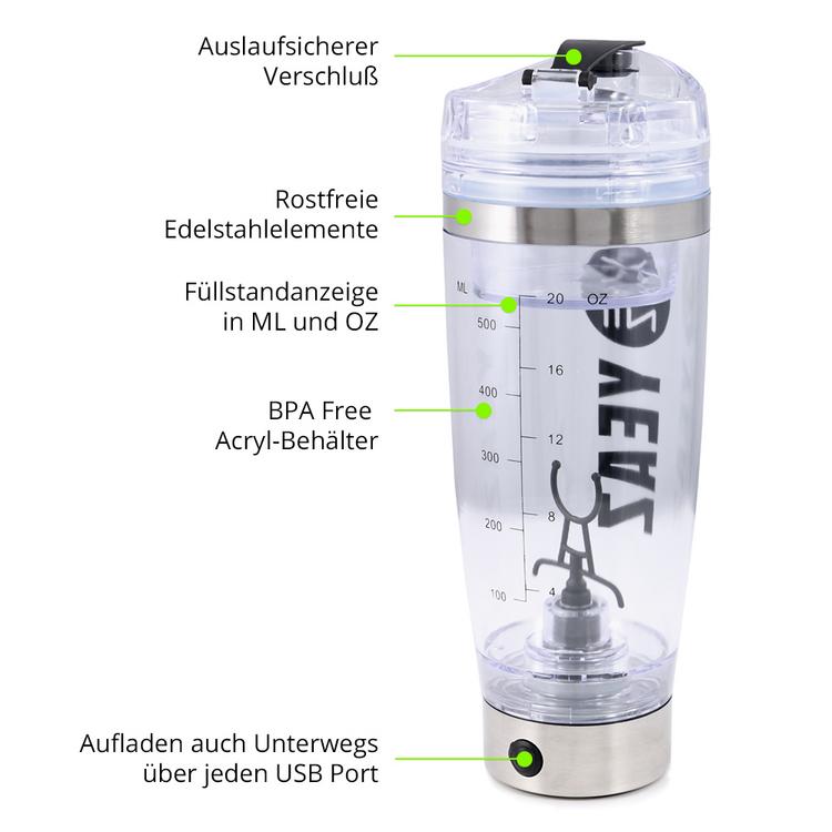 YEAZ YEAZ CYCLONE PRO Trinkflasche - Transparent - 2 | SportScheck