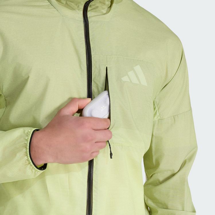 adidas adidas Terrex Xperior CLIMA365 Light Windweave Laufjacke Herren - Semi Frozen Lemon / Shadow Olive - 1 | SportScheck