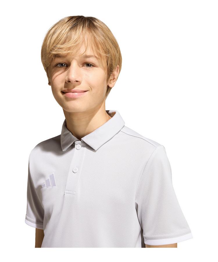 adidas adidas Entrada 26 Polo Kids Poloshirt Kinder - grauweiss - 0 | SportScheck