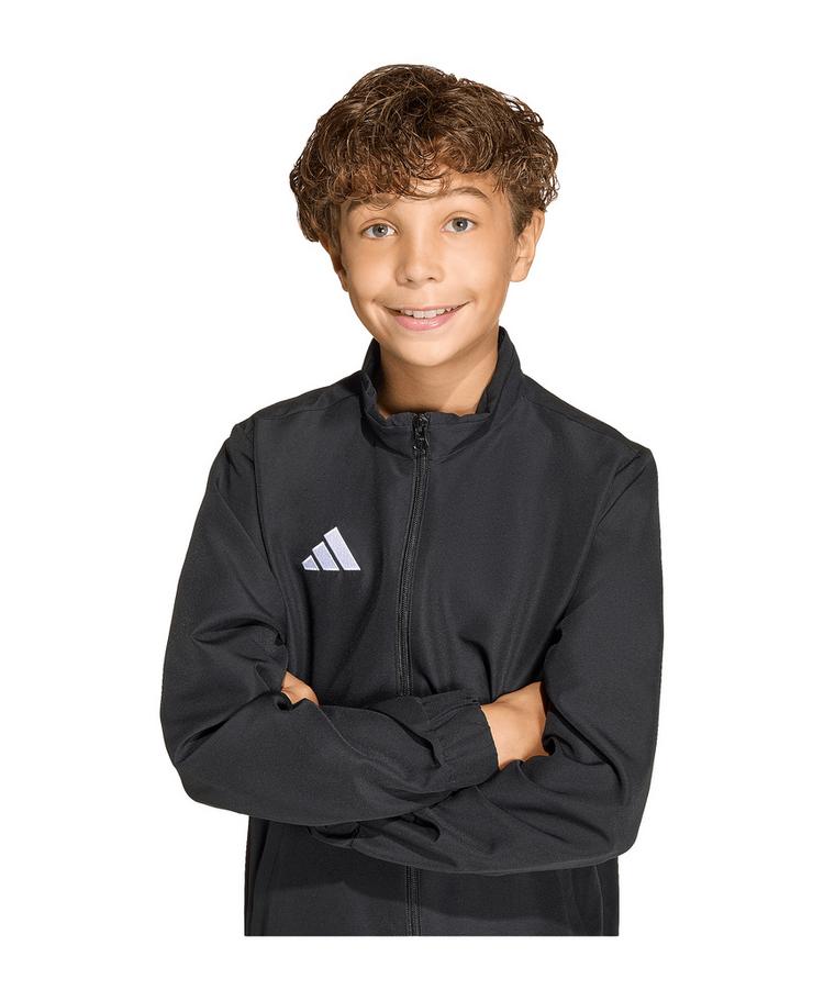 adidas adidas Entrada 26 Pr&auml;sentationsjacke Kids Trainingsjacke Kinder - schwarzweiss - 0 | SportScheck