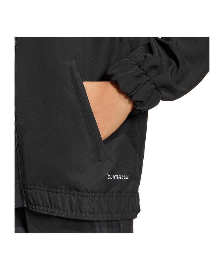 adidas adidas Entrada 26 Pr&auml;sentationsjacke Kids Trainingsjacke Kinder - schwarzweiss - 1 | SportScheck