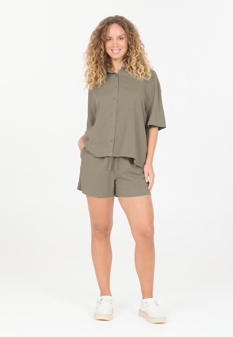 NOU NOU Natasha Shorts Damen - 3211 Smokey Olive - 0 | SportScheck