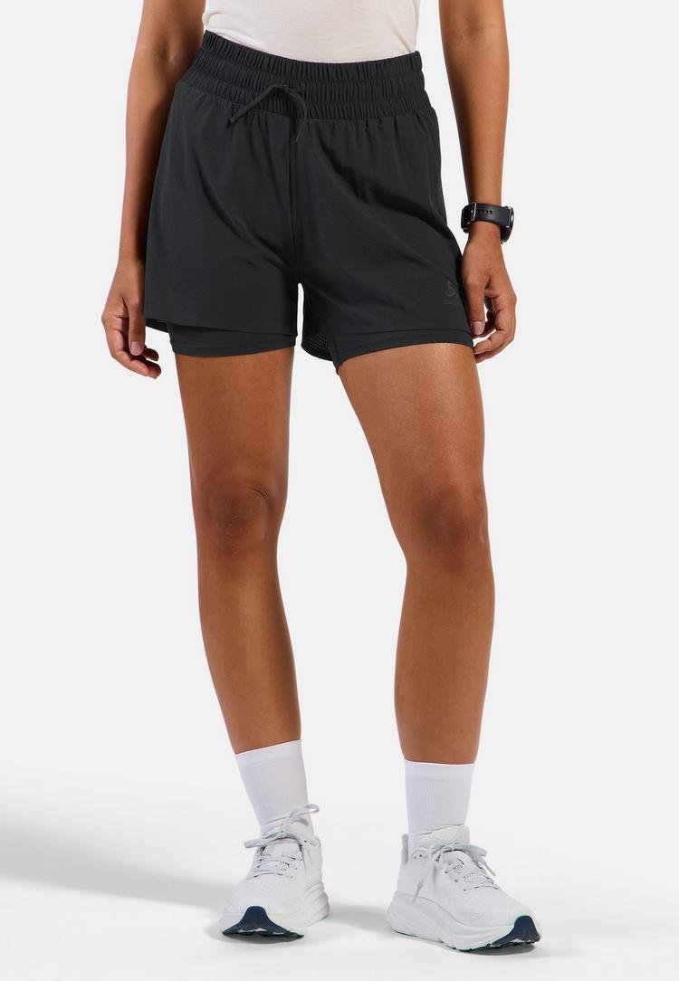 Odlo Odlo Zeroweight 3 Inch 2-in-1-Laufshorts 2.1 Laufshorts Damen - black(15000) - 0 | SportScheck
