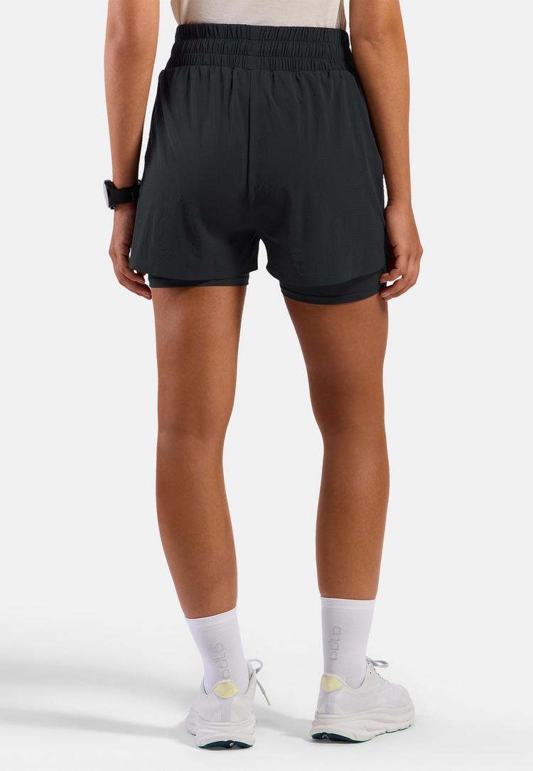 Odlo Odlo Zeroweight 3 Inch 2-in-1-Laufshorts 2.1 Laufshorts Damen - black(15000) - 1 | SportScheck
