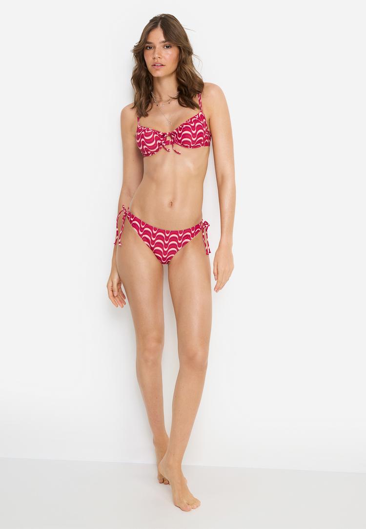 LSCN by Lascana LSCN by Lascana B&uuml;gel-Bikini-Top Bikini Oberteil Damen - pink waves - 0 | SportScheck