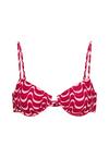 LSCN by Lascana B&uuml;gel-Bikini-Top Bikini Oberteil Damen - pink waves