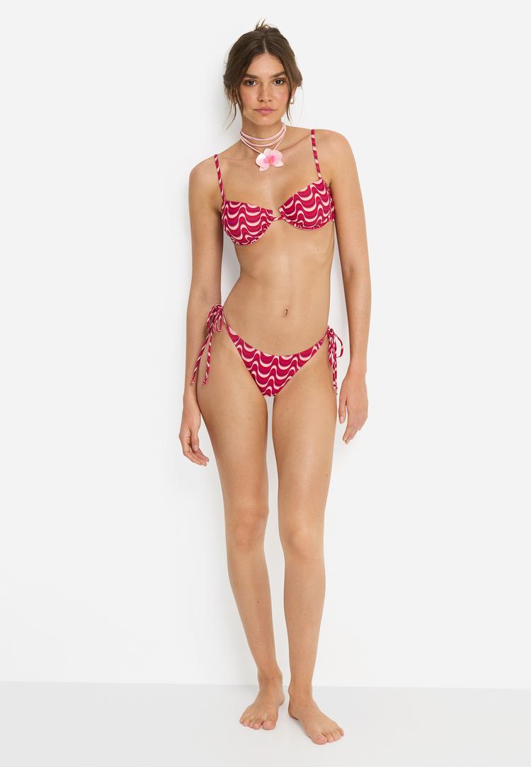 LSCN by Lascana LSCN by Lascana B&uuml;gel-Bikini-Top Bikini Oberteil Damen - pink waves - 7 | SportScheck