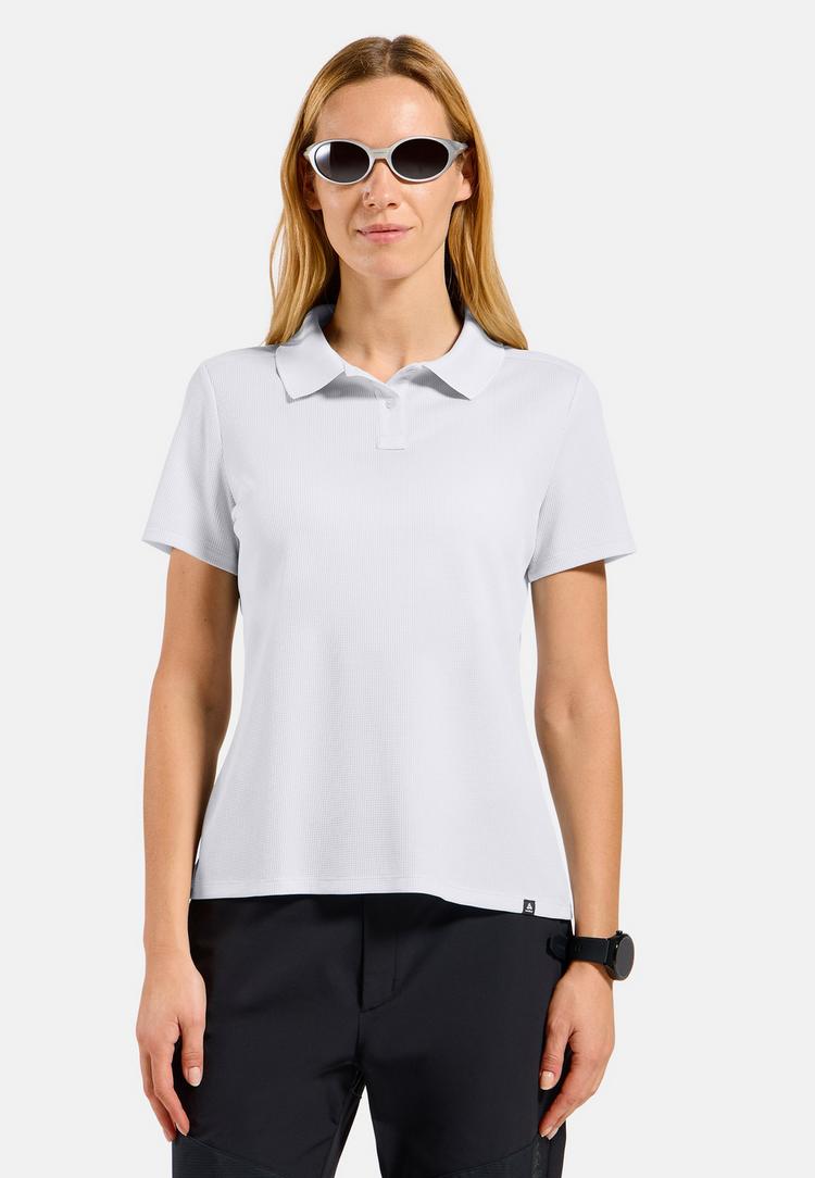 Odlo Odlo Cubic Light Poloshirt Poloshirt Damen - white(10000) - 0 | SportScheck