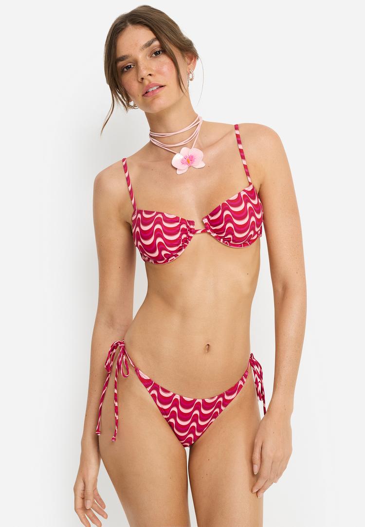 LSCN by Lascana LSCN by Lascana B&uuml;gel-Bikini-Top Bikini Oberteil Damen - pink waves - 3 | SportScheck