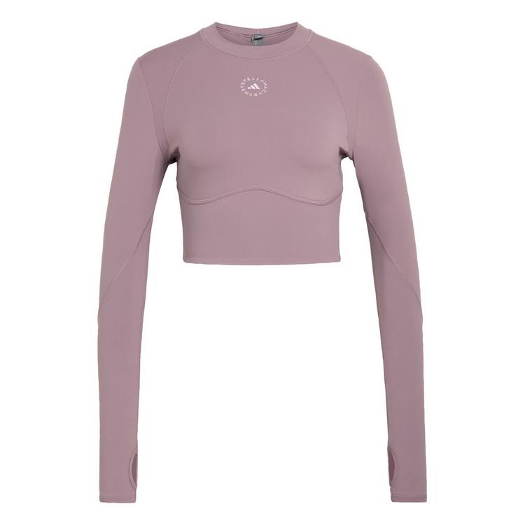 adidas adidas adidas By Stella McCartney Croptop Damen - Legacy Purple - 0 | SportScheck