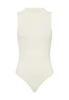 Snocks Body langarm Bodysuit Damen - Oat Milk