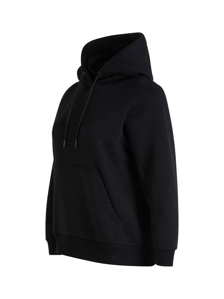 Peak Performance Peak Performance W Original Small Logo Hood Sweatshirt Damen - schwarz - 2 | SportScheck