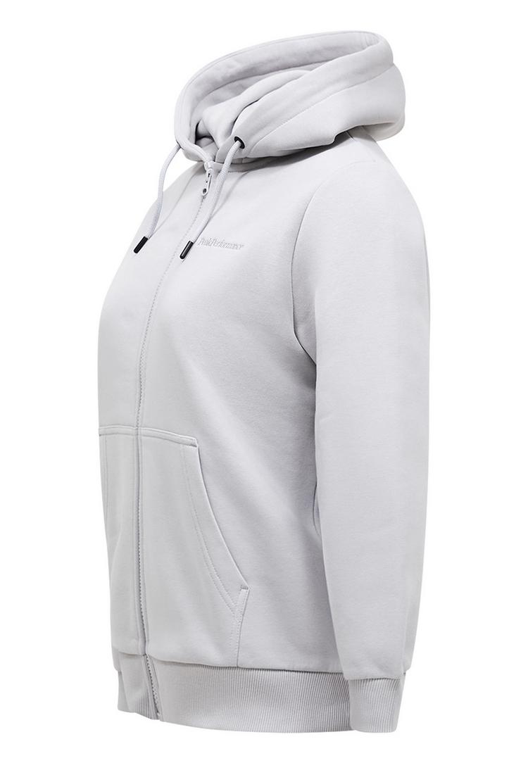 Peak Performance Peak Performance W Original Small Logo Zip Hood Sweatshirt Damen - HELLGR:LIGHT GREY - 0 | SportScheck