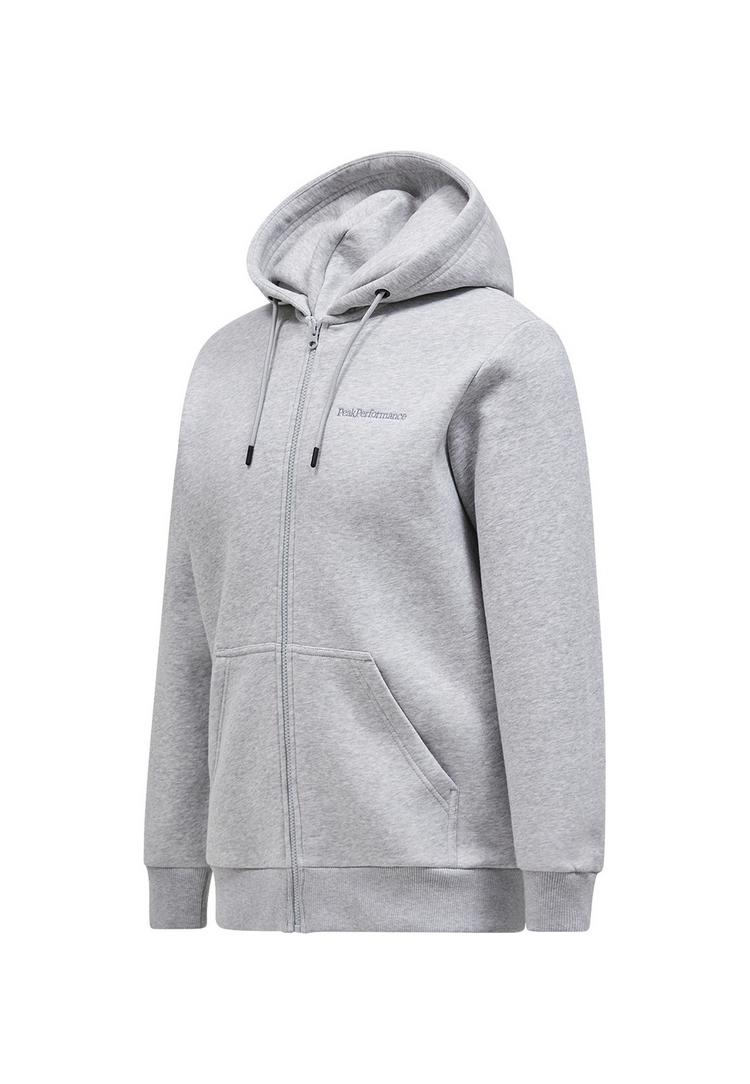 Peak Performance Peak Performance M Original Small Logo Zip Hood Sweatshirt Herren - GRAU - 2 | SportScheck